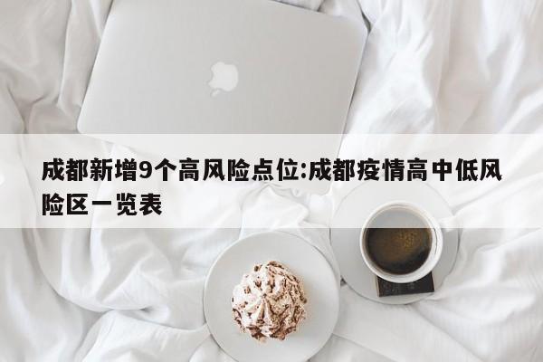 成都新增9个高风险点位:成都疫情高中低风险区一览表