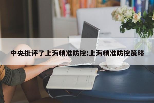 中央批评了上海精准防控:上海精准防控策略